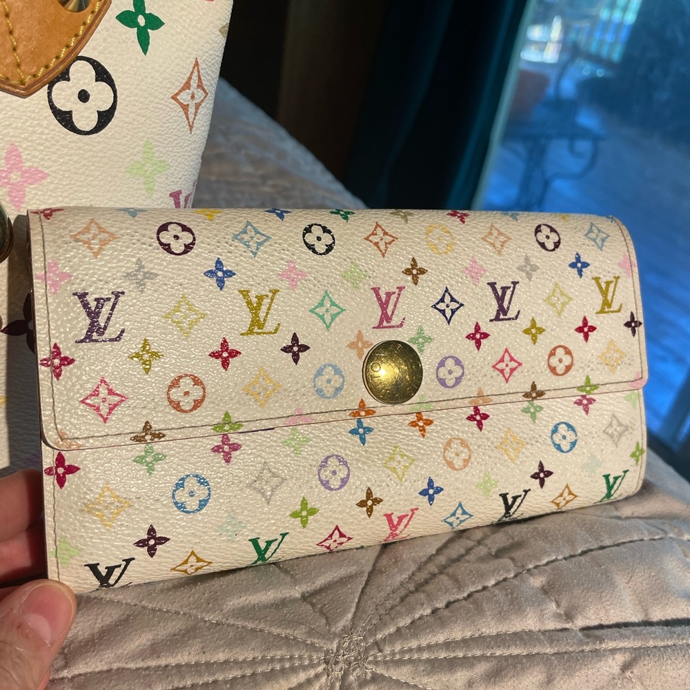 Louis Vuitton Takashi Murikami Monogram Long Wallet